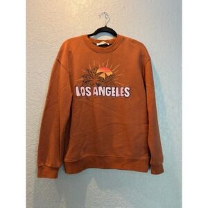 Andersson Bell Los Angeles‎ Graphic Sweatshirt Burnt Orange Cotton Mens Small